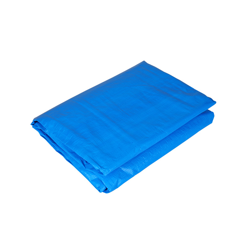 Blue-White Heavy-Duty Wear-Resistant Plastic Woven PE Tarpaulin