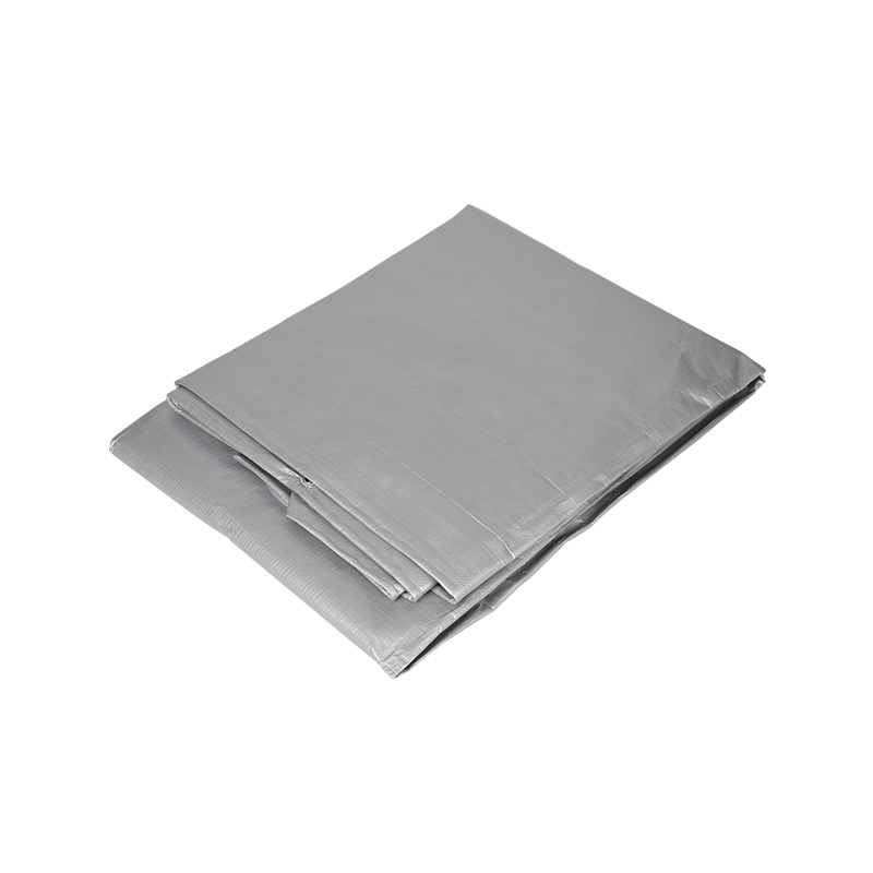 Thick Silver-Green Waterproof Plastic Camping Ground Sheet PE Tarpaulin